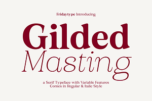 Gilded Masting - Classy Serif