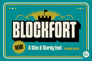 BLOCKFORT | Condensed Font