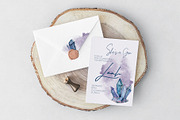 Watercolor Crystals Gems Set, an Illustration by paperlions (Thumbnail 4 of 4)