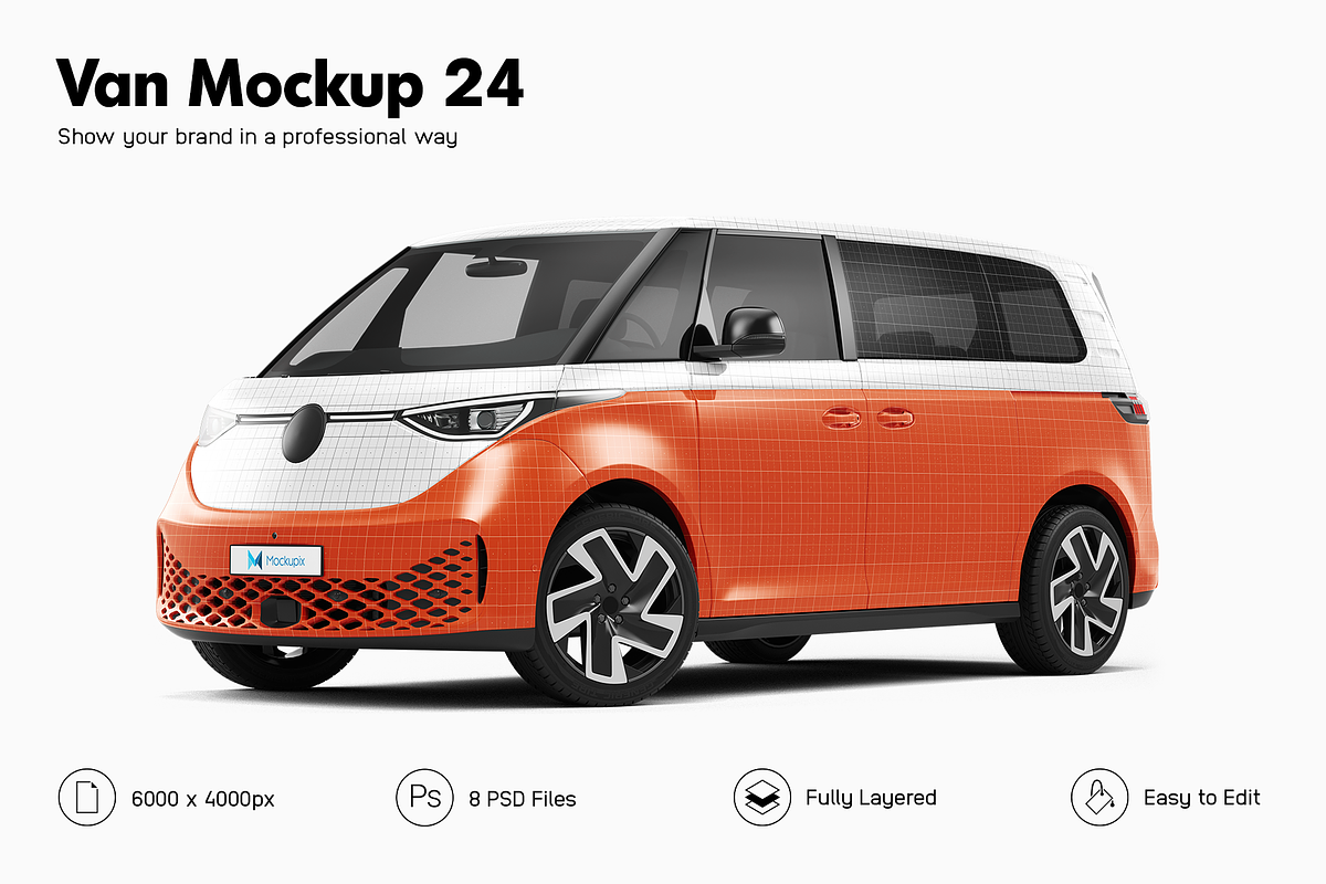 Van Mockup 24, a Product Mockup by Mockupix (Photo 1 of 12)