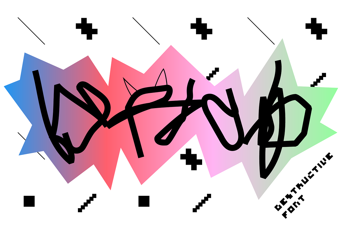 Grotesque defiant font Drop., a Handwritten Font by VyacheslavKolb (Photo 1 of 5)