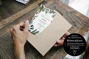 Editable Christmas Party Invitation, an Invitation Template by ForeverPrint (Thumbnail 5 of 9)