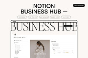 All-in-One Notion Biz Hub - Solo, a Templates & Theme by 89 Golden Blvd (Thumbnail 1 of 7)