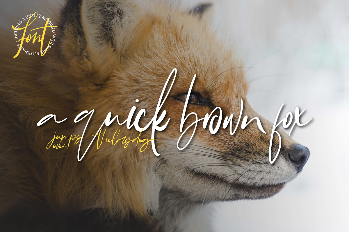 Bonyca - Modern Script, a Script Font by Inspiratype (Photo 3 of 5)
