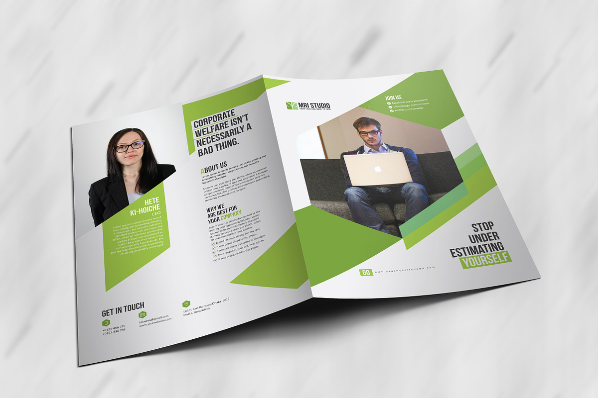 Corporate Presentation Folder, a Stationery Template by MRI STUDIO (Photo 8 of 10)
