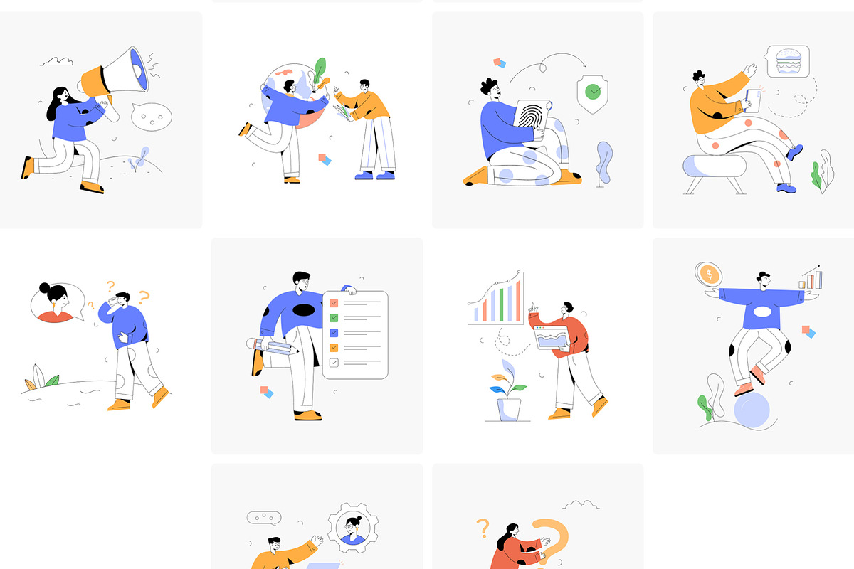 198 Agile Animated Illustrations, an Education Illustration by Vectors Market (Photo 9 of 11)