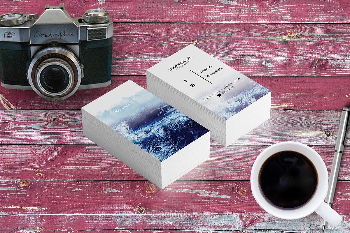 Photographer Business Card template preview 7