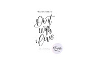 Lettering Procreate Brushes, a Brush Add-On by lovetistrue (Thumbnail 3 of 4)
