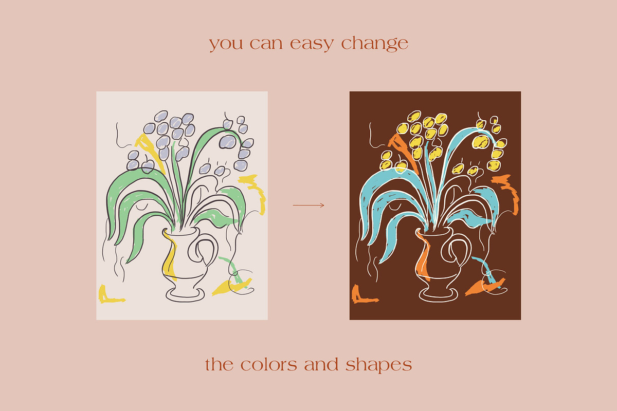 Modern Wall Art Posters Bundle, a Graphic by Ayya Studio (Photo 91 of 94)