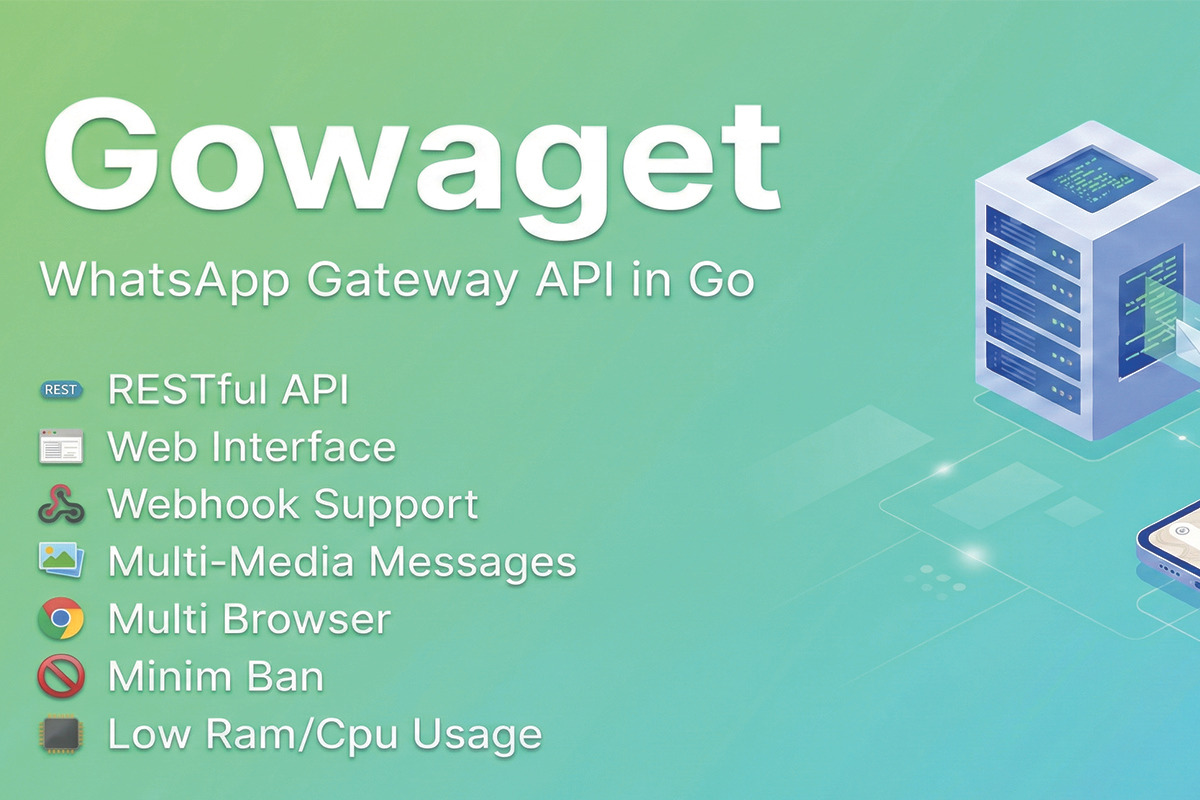 Gowaget Whatsapp Gateway Client, a HTML Template by TheFastest (Photo 1 of 6)