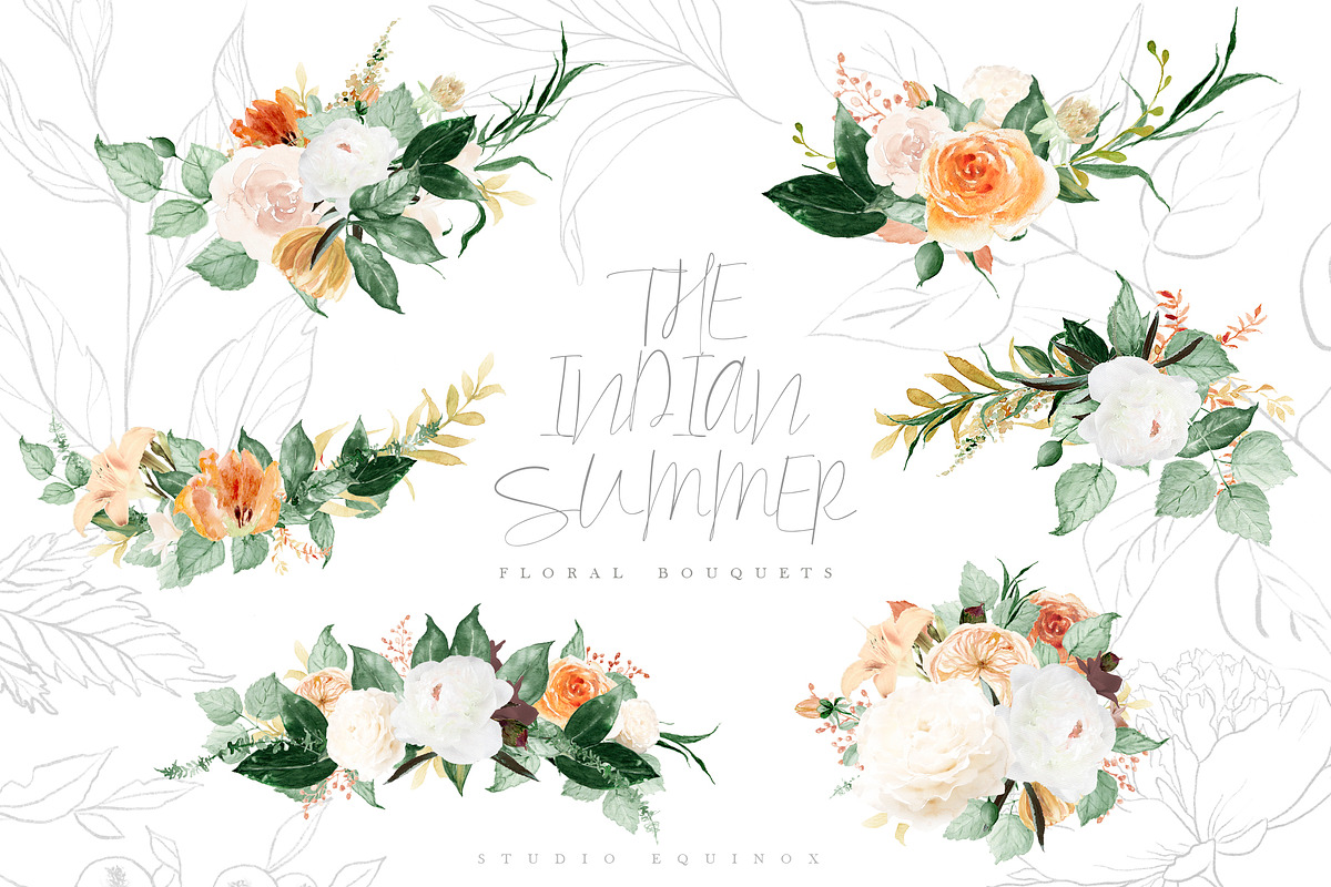 The Indian Summer - Autumnal Set, an Object Graphic by studioequinox (Photo 3 of 10)