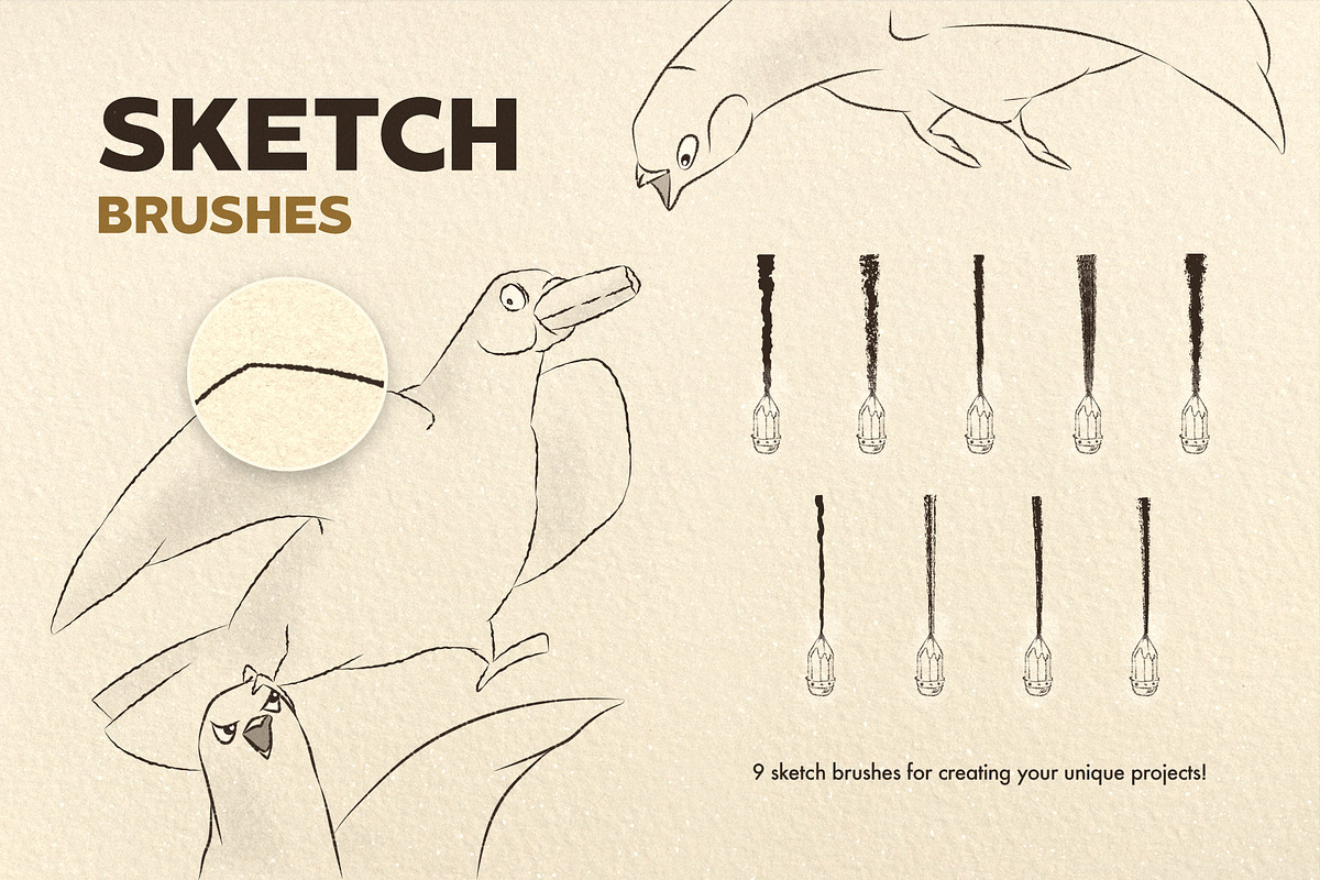Artista Affinity Designer Brushes, a Brush Add-On by pixelbuddha.net (Photo 3 of 10)