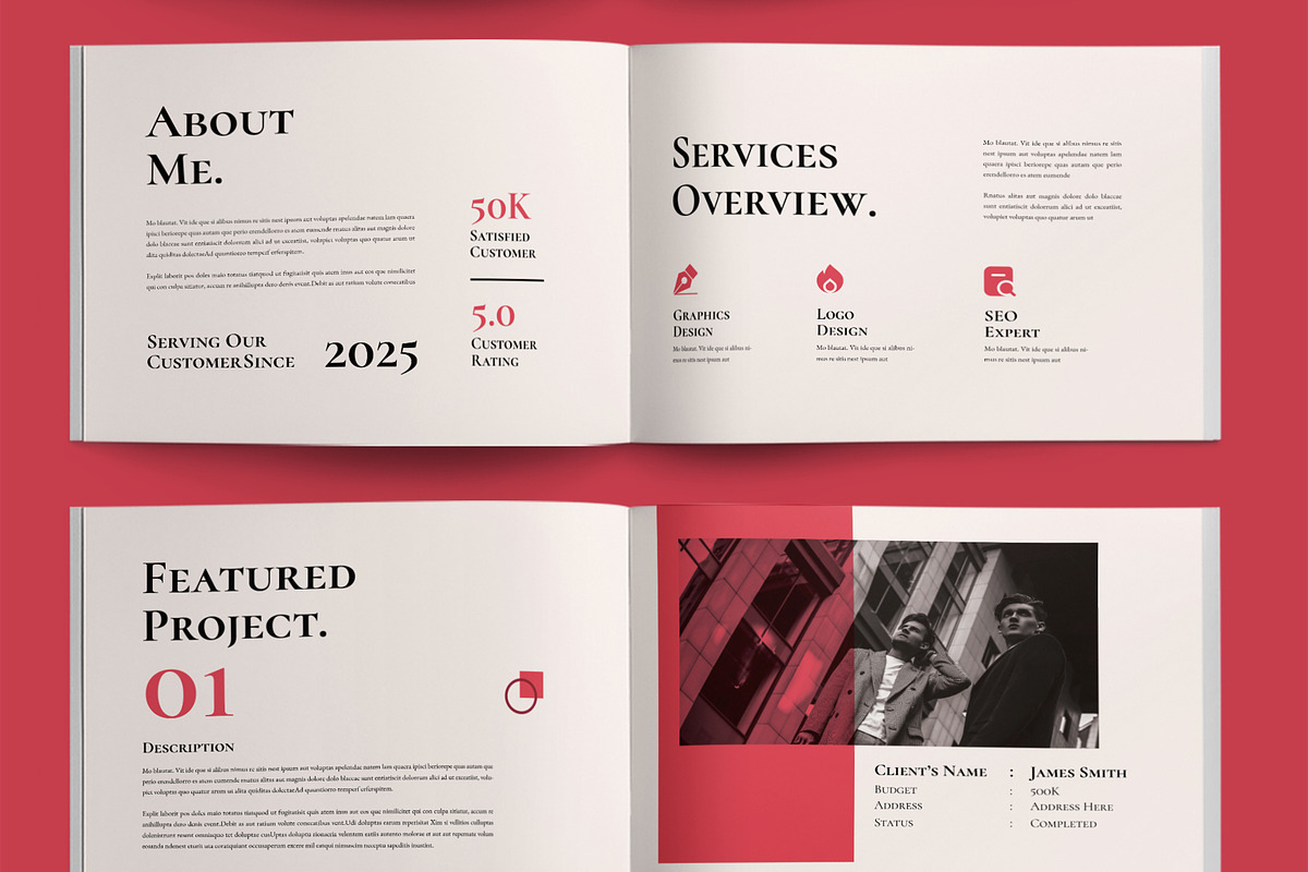 Minimal And Creative Portfolio preview 3