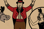 Circus set, an Illustration by Moloko88 (Thumbnail 7 of 11)