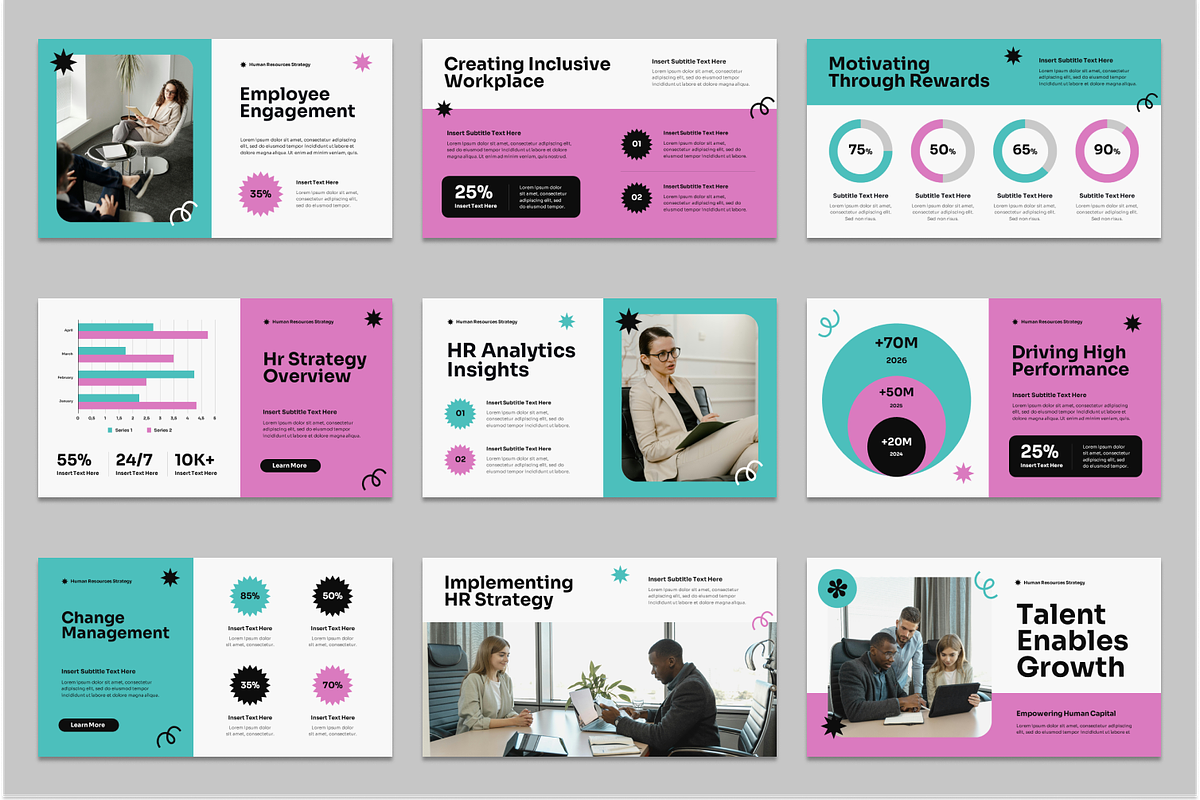 Human Resources Strategy Glides, a Presentation Template by Sixtemp (Photo 3 of 3)