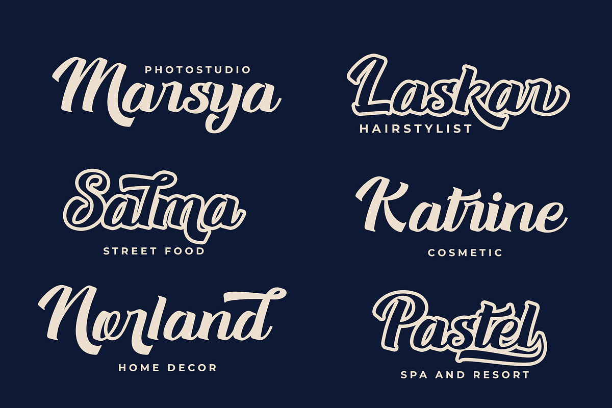 Andior Bold Script Font, a Script Font by RantautypeStudio (Photo 3 of 13)