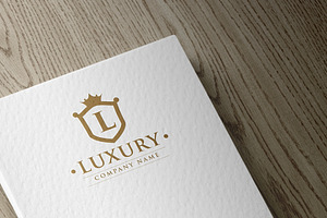 Luxury Letter L Pro Logo Template