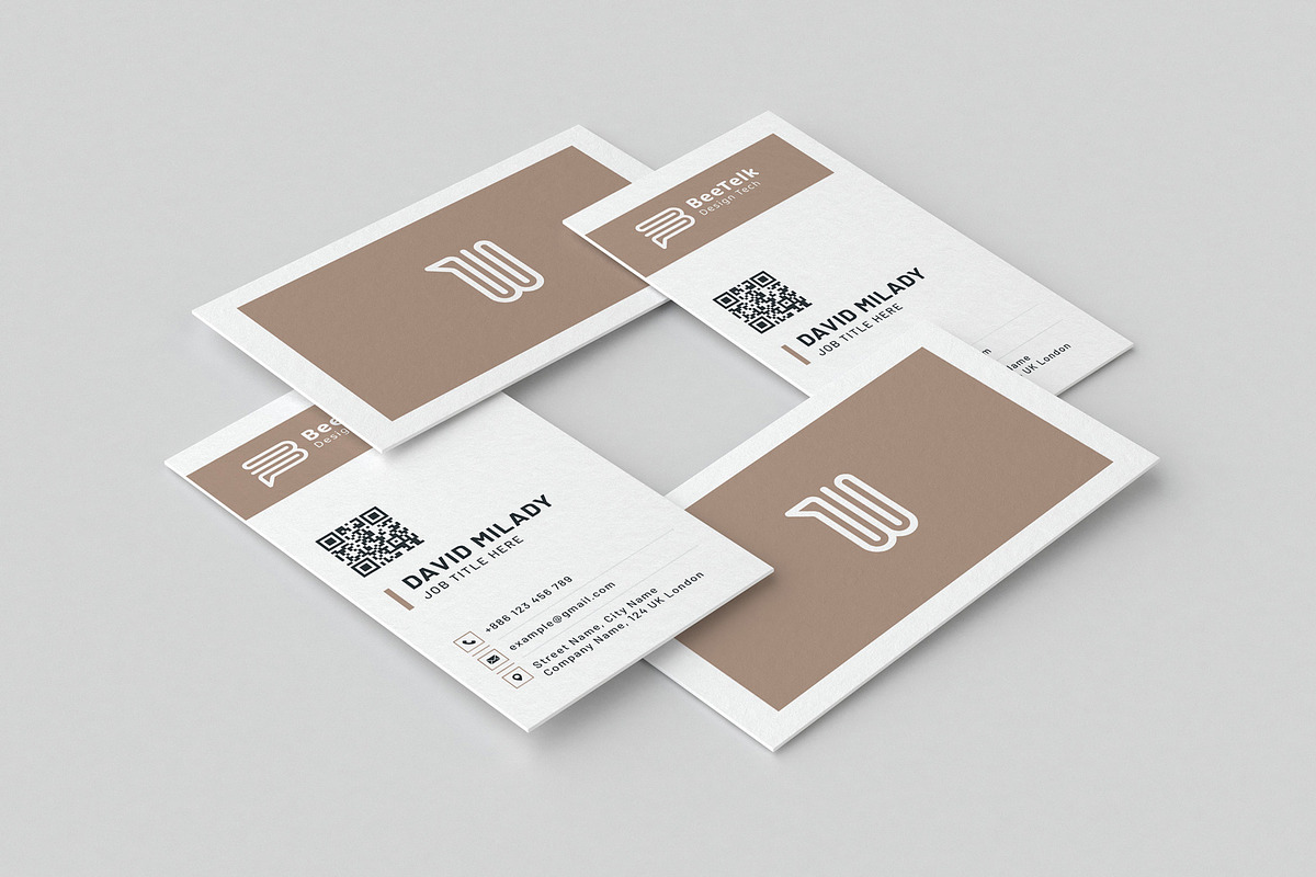 Vertical Business Card, a Business Card Template by PicoartBd (Photo 1 of 3)