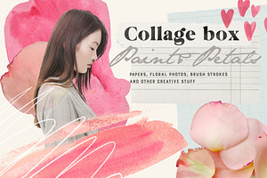 Collage box Paint&Petals