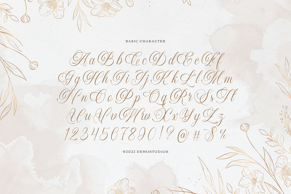 Sirclair Miwareta Beauty Calligraphy, a Script Font by Denustudios (Photo 10 of 12)