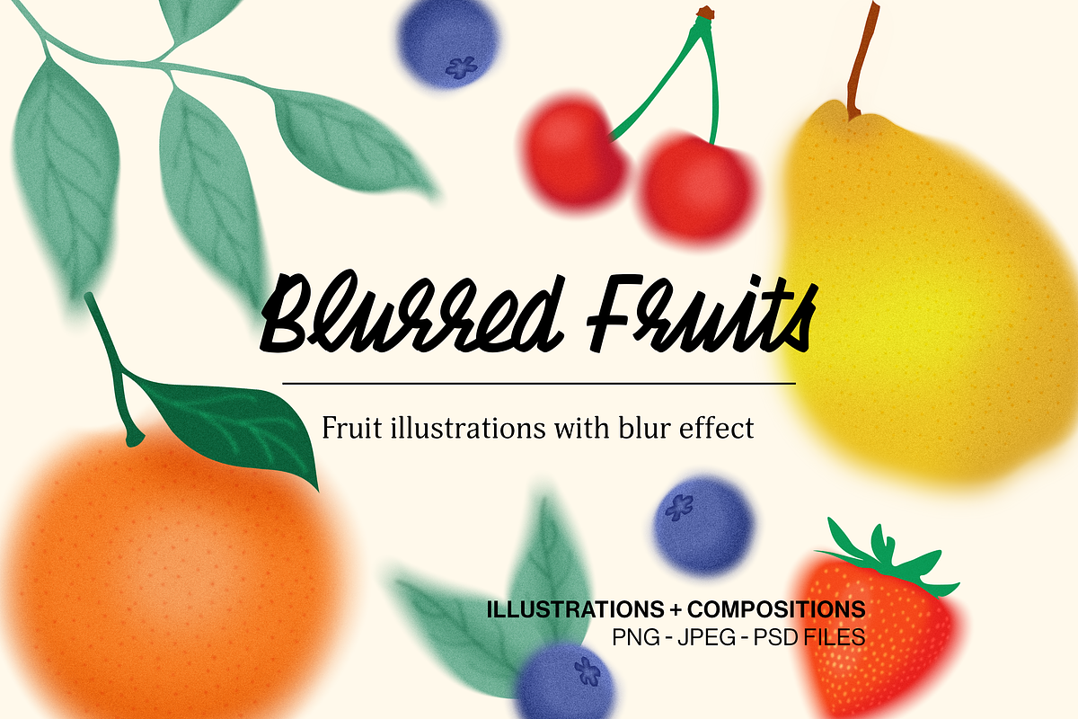 Blurred fruits, an Object Graphic by Camille Natton (Photo 1 of 8)