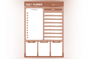 Daily Planner Sheet Design-23