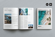 Travel Brochure Template, a Magazine Template by Creatiya Type (Thumbnail 1 of 11)