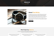 Luxury Watches Store Template, a WordPress Template by HasnainDEV (Thumbnail 2 of 5)