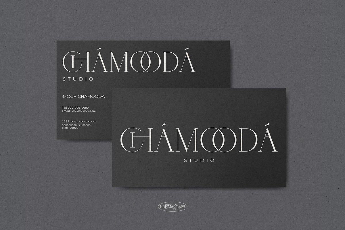 Virgoun | Ligature Serif Typeface, a Serif Font by Krismagraph (Photo 11 of 12)