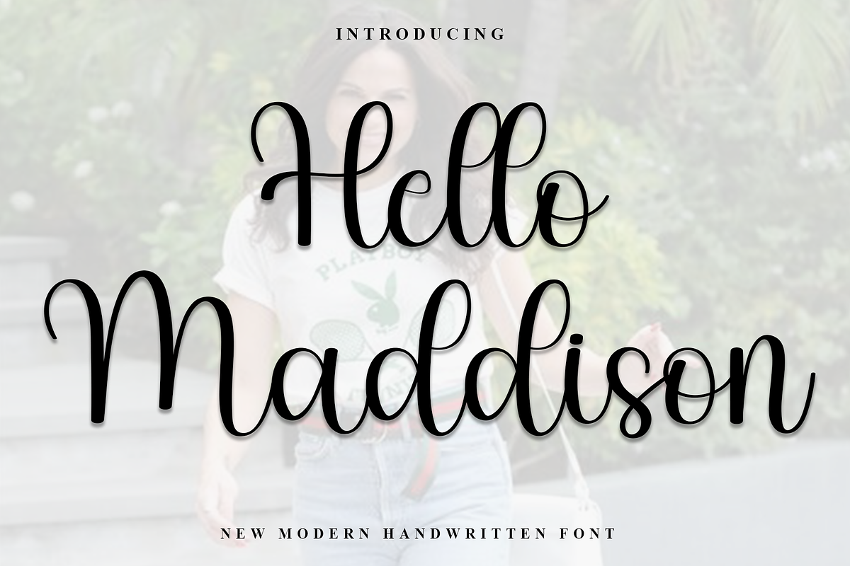 Hello Maddison, a Handwritten Font by InermediaSTUDIO (Photo 1 of 9)