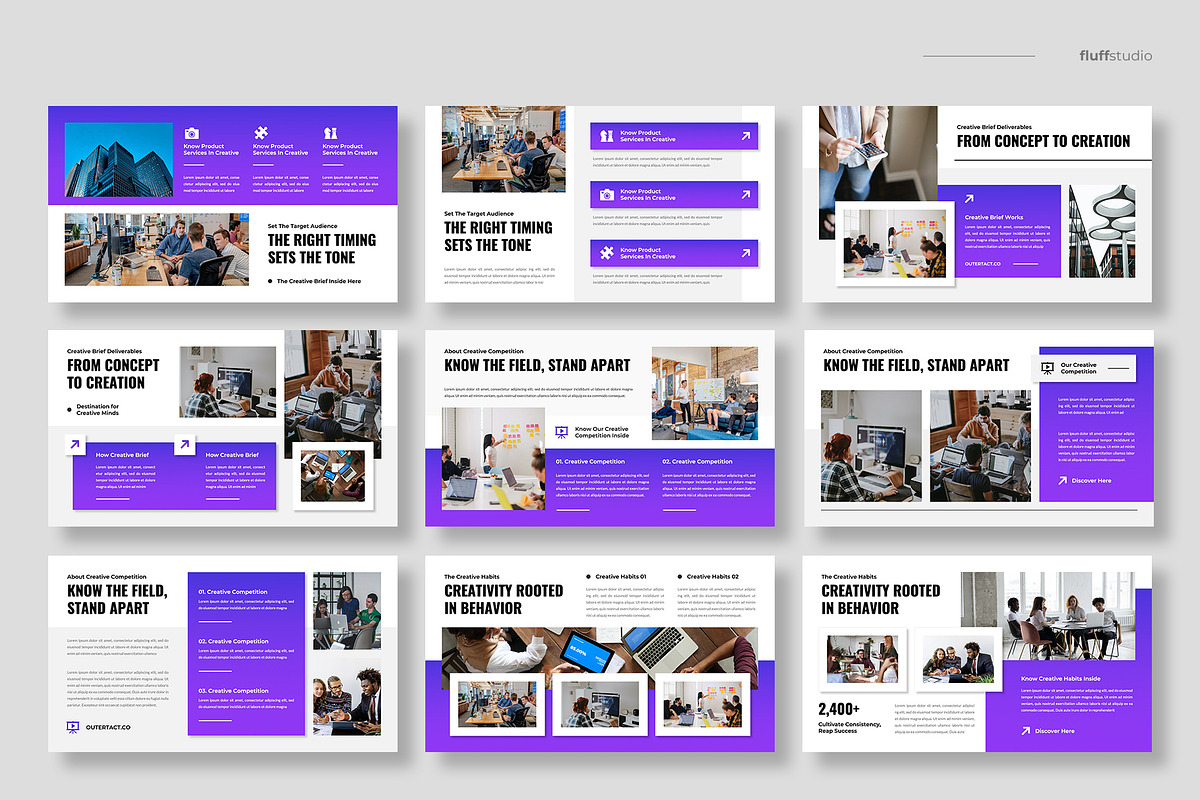 Creative Brief Google Slides, a Presentation Template by fluffstudio (Photo 3 of 4)