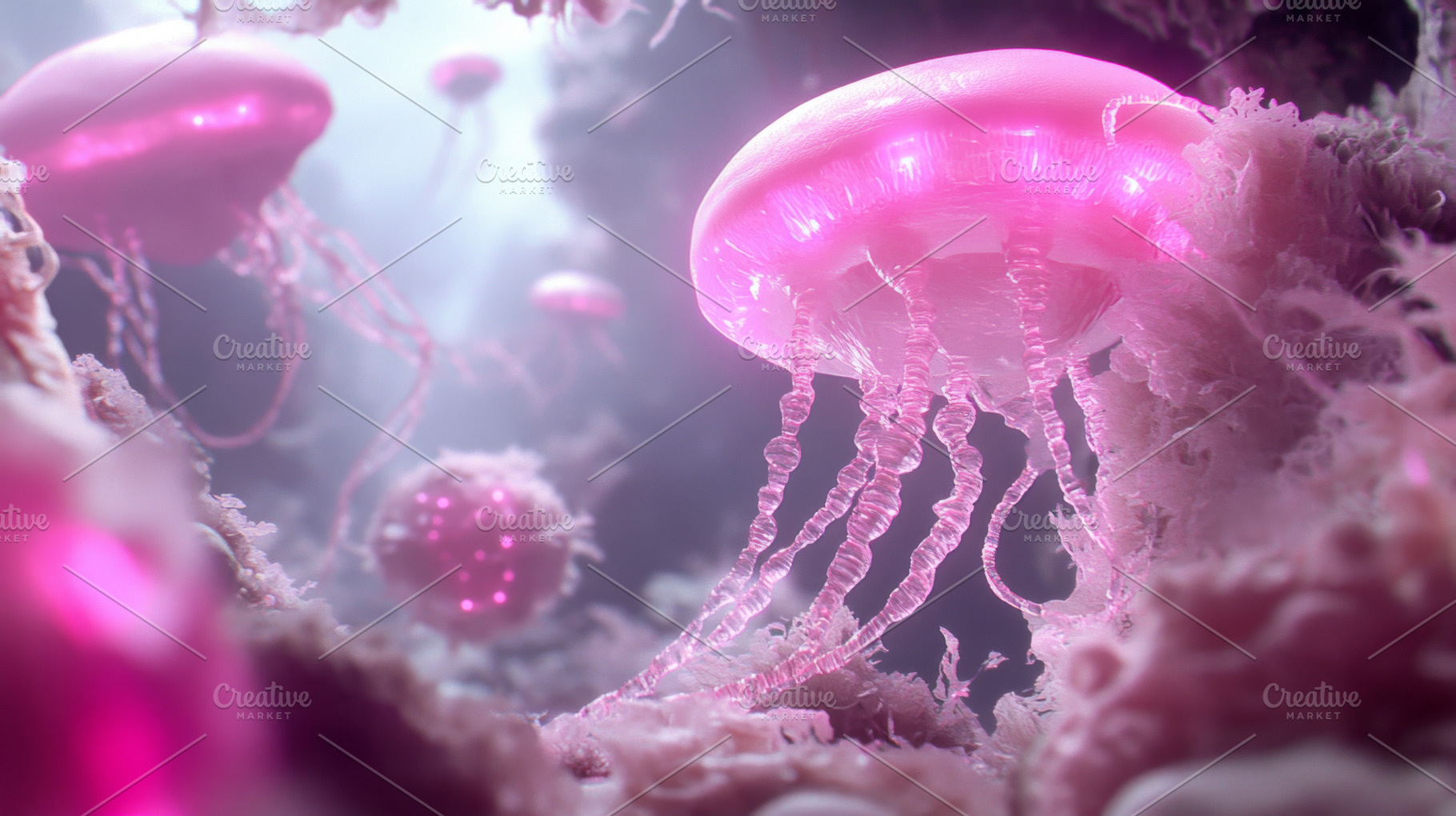 Futuristic digital illustration of g, a Photo by Dvoevnore photos