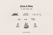 Hand-Drawn Beach Illustration Pack, a Seasonal Illustration by CLew Design Co (Thumbnail 3 of 10)