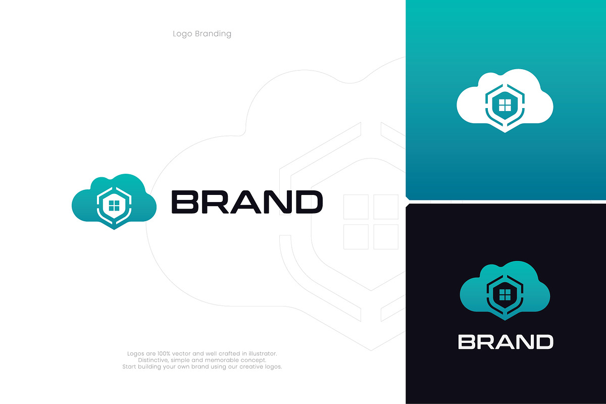 Cloud Home Building Logo, a Branding & Logo Template by Intenseartisan