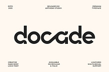 Docade Logo Font
