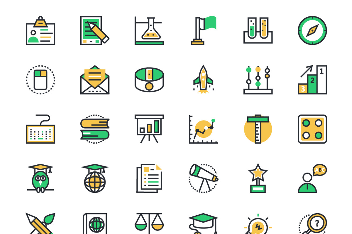 125+ School and Education Icons preview 5