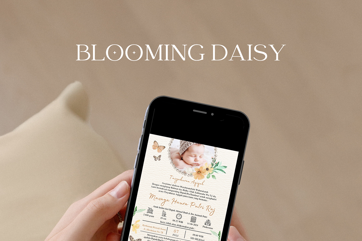 Floral Butterfly Canva Template, an Invitation Template by Blooming Daisy (Photo 3 of 4)