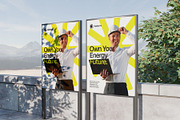 Vertical Outdoor Poster Mockup, an Advertising Mockup by SLAB! Design (Thumbnail 6 of 7)