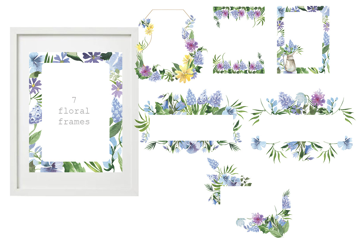 My garden. Watercolor set, an Illustration by Love Watercolor Store (Photo 10 of 13)