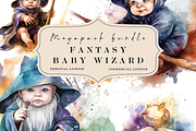Magical Fantasy Watercolor Clipart, a Photo by Redwood Digital Art (Thumbnail 4 of 11)