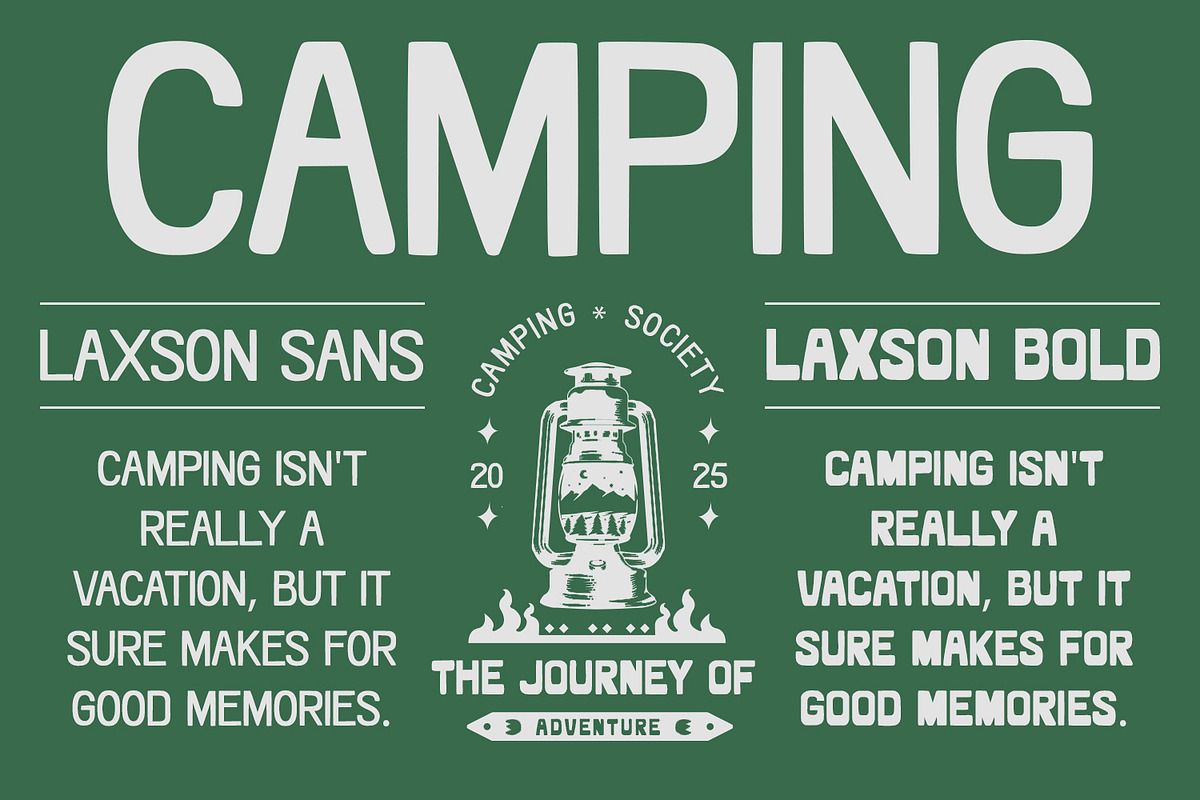 Laxson Typeface, a Sans Serif Font by Arendxstudio (Photo 2 of 8)