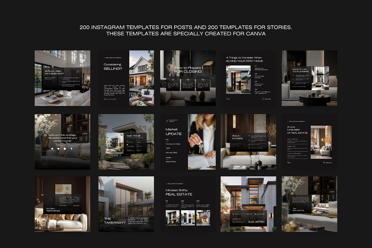 Real Estate Instagram Templates I preview 5