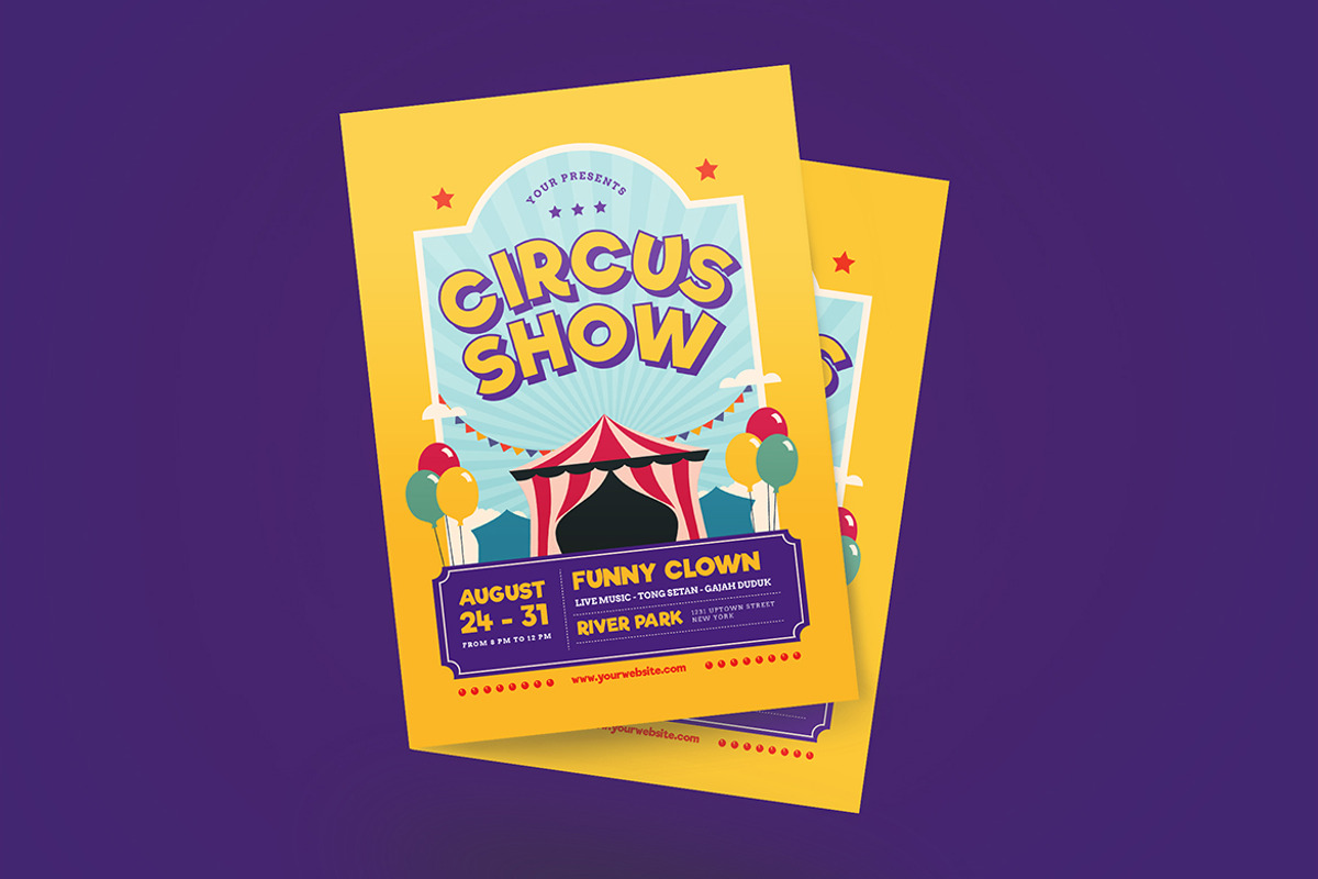 Carnival Event Flyer, a Flyer Template by Guuver (Photo 1 of 3)