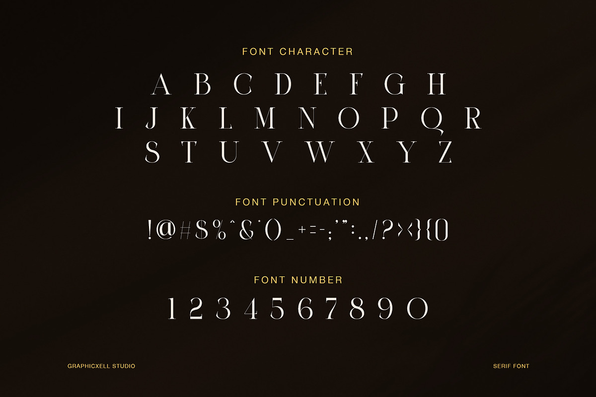Brand Elegant Serif Font, a Serif Font by Graphicxell (Photo 7 of 8)