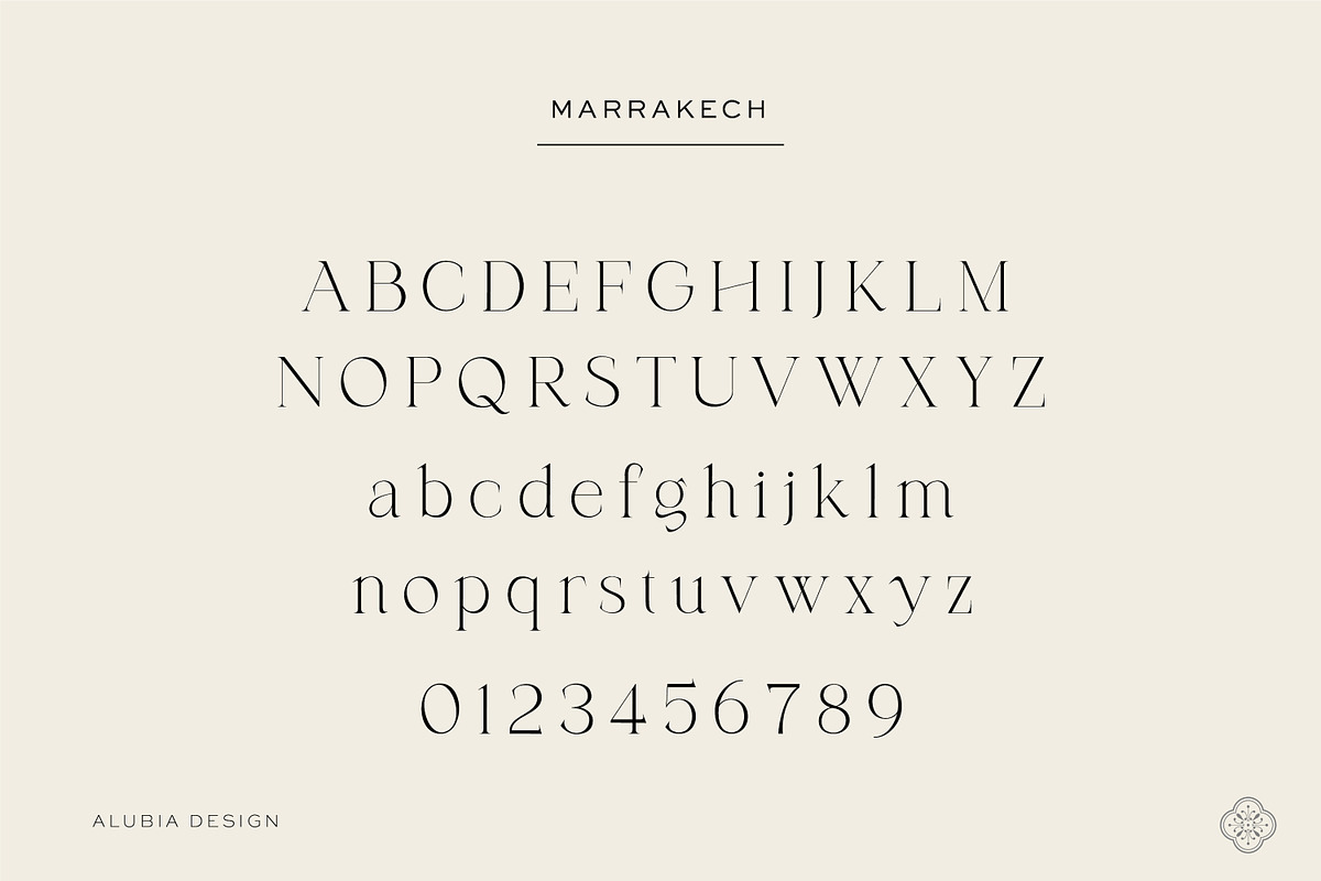 Marrakech - Modern & Exotic serif, a Serif Font by Alubia design (Photo 9 of 10)