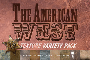 The American West texture pack, a Texture Graphic by Cindy Garber Iverson
