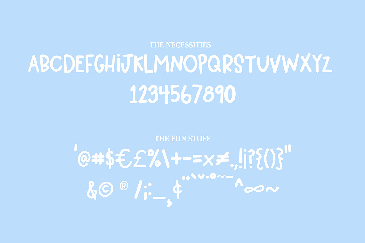 Vanilla Cookies | Handwritten Font, a Sans Serif Font by Jodi Van der Kruik (Photo 6 of 6)