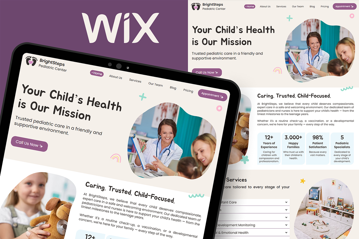 Kids Clinic - Wix Studio Website, a Wix Template by Kitteeh (Photo 10 of 11)