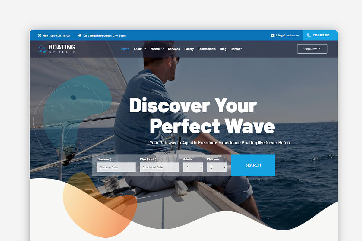 Boat Rental WordPress Theme