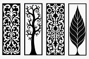 Floral Tree Silhouette Bundle, an Illustration by BIPLOB EXPERT (Thumbnail 7 of 9)
